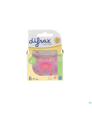 Difrax sucette combi sil grand+anneau girl +6m 127