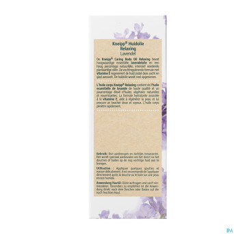 Kneipp huile corps pure detente lavande    100ml