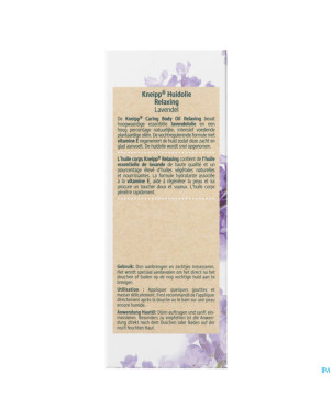 Kneipp huile corps pure detente lavande    100ml