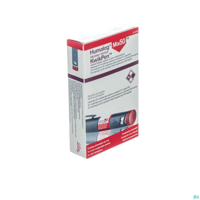 Humalog mix 50 100u/ml kwikpen