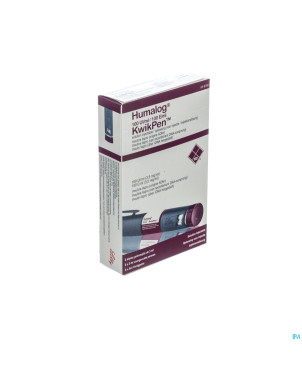 Humalog kwikpen 100u/ml 5x3ml