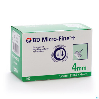 Bd microfine+ aig. stylo 4mm 32g thinwall 100