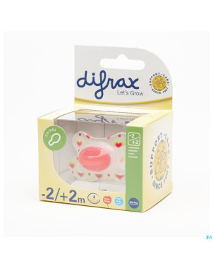 Difrax sucette newborn combi sil girl    -2/2m 113