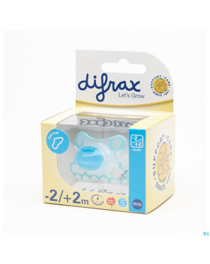 Difrax sucette newborn dental sil boy  -2/2m 1 796