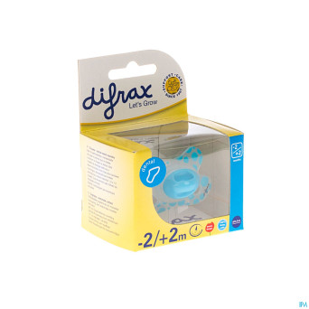 Difrax sucette newborn dental sil boy  -2/2m 1 796