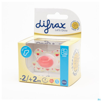 Difrax sucette newborn dental sil girl -2/2m 1 796