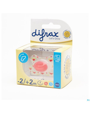Difrax sucette newborn dental sil girl -2/2m 1 796