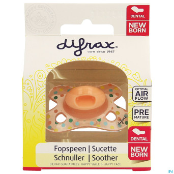 Difrax sucette newborn dental sil girl -2/2m 1 796