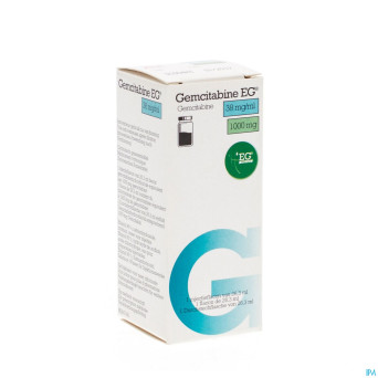 Gemcitabine eg 38mg/ml conc perf   26,3ml fl inj 1