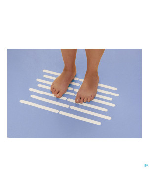 Bande securite baignoire 21,6x1,9cm 20   homecraft
