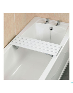 Planche baignoire synth blanc savanah 76x23cm