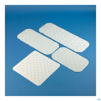 Tapis bain-douche ctc a/derap. blanc 76x35,5cm