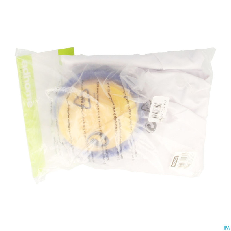 Coussin gonflable jambes 63x68cm + pompe homecraft