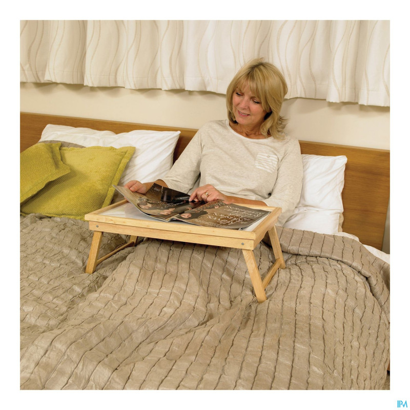 Table de lit tablette inclinable 54x31cm homecraft