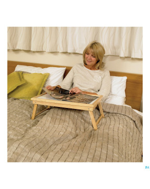 Table de lit tablette inclinable 54x31cm homecraft