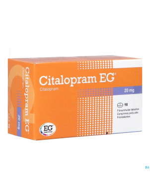 Citalopram eg pi pharma comp 98x20mg pip