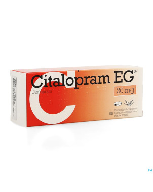 Citalopram eg pi pharma comp 98x20mg pip