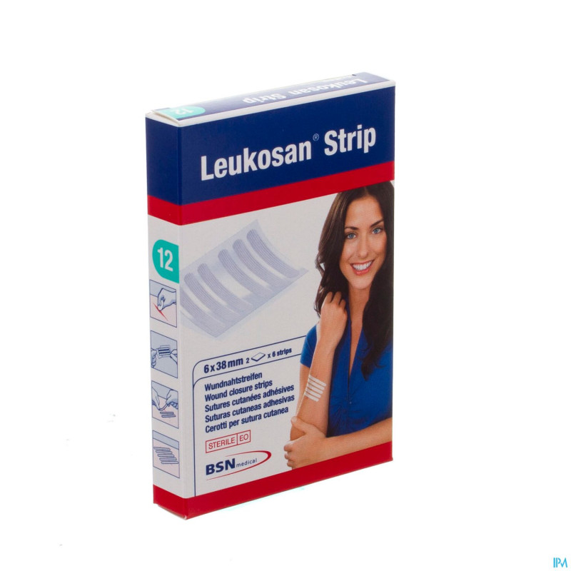 Leukosan strip ster  6x 38mm blanc    2x 6 7262806