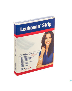 Leukosan strip ster  6x 75mm blanc    2x 3 7262808