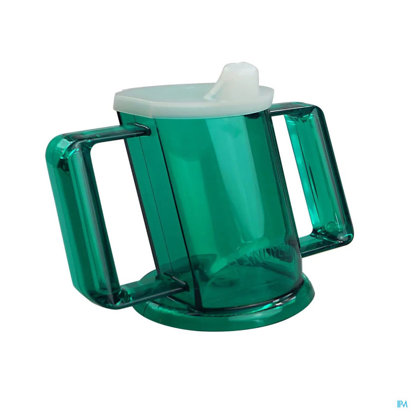 Handycup gobelet obliq vert + 2 bec 237ml henrotek