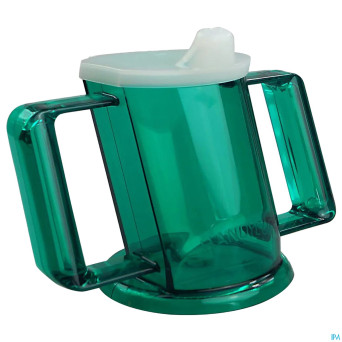 Handycup gobelet obliq vert + 2 bec 237ml henrotek