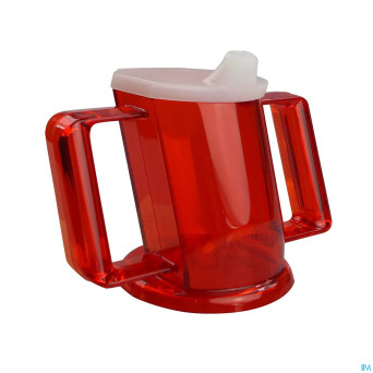 Handycup gobelet obliq orange+2 bec 237ml henrotek