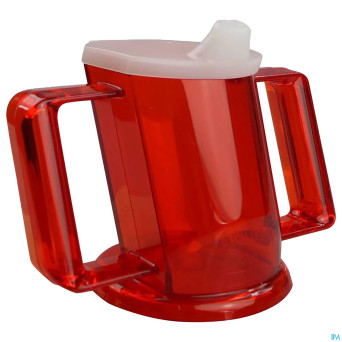 Handycup gobelet obliq orange+2 bec 237ml henrotek
