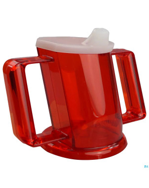 Handycup gobelet obliq orange+2 bec 237ml henrotek