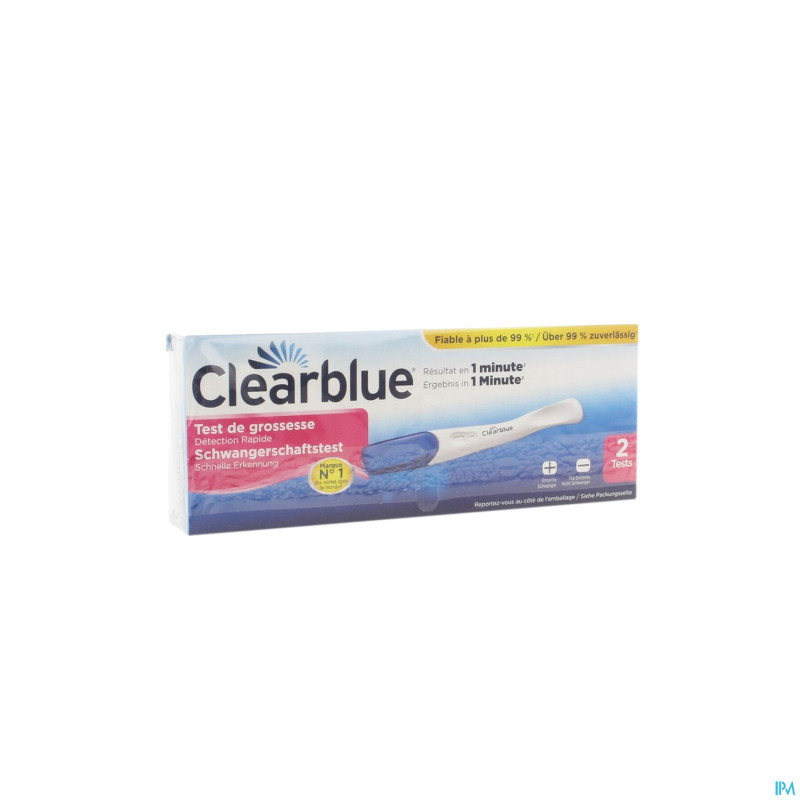 Clearblue plus test grossesse    2