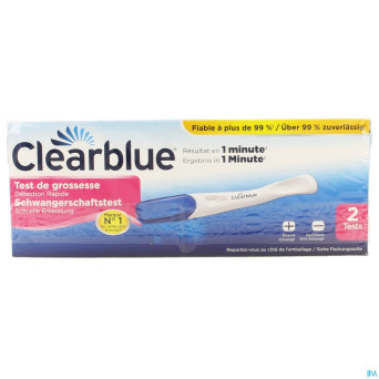 Clearblue plus test grossesse    2