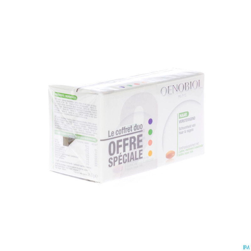 Oenobiol capillaire fortifiant nf duo   caps 2x60