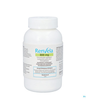 Renvela 800 mg comp pell 180 x 800 mg