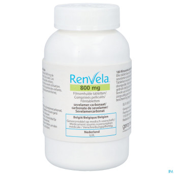 Renvela 800 mg comp pell 180 x 800 mg