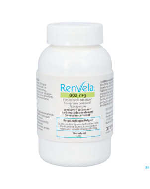 Renvela 800 mg comp pell 180 x 800 mg
