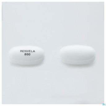 Renvela 800 mg comp pell 180 x 800 mg