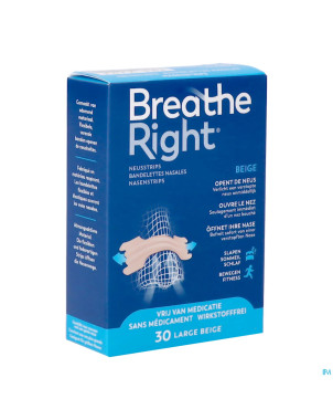 Breathe right tan large 30 pack