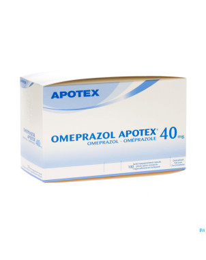 Omeprazol apotex caps 100 x 40 mg