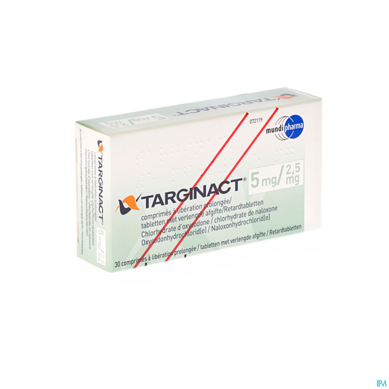 Targinact comp prol  5/2,5 mg comp 30