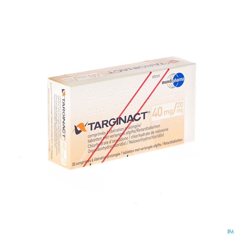 Targinact comp prol 40/20 mg comp 30