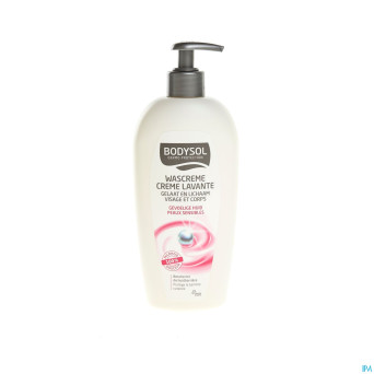 Bodysol sens.protect cr lavante corps/visage 500ml