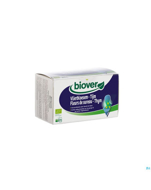 Biover fleurs de sureau-thym    infusettes 20x36g