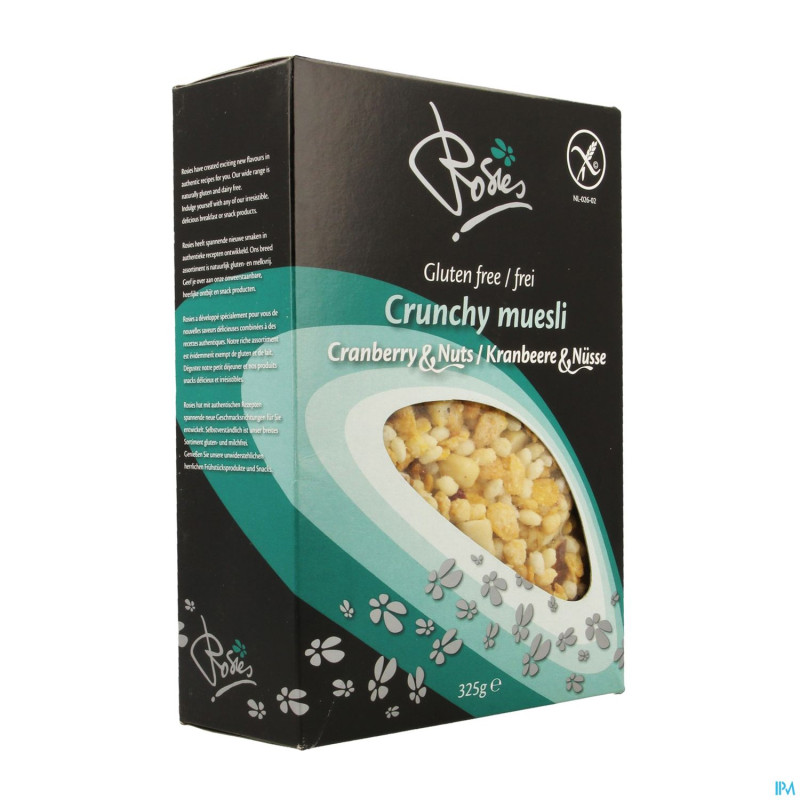 Rosies crunchy cranberry&nuts    325g 5652 revogan