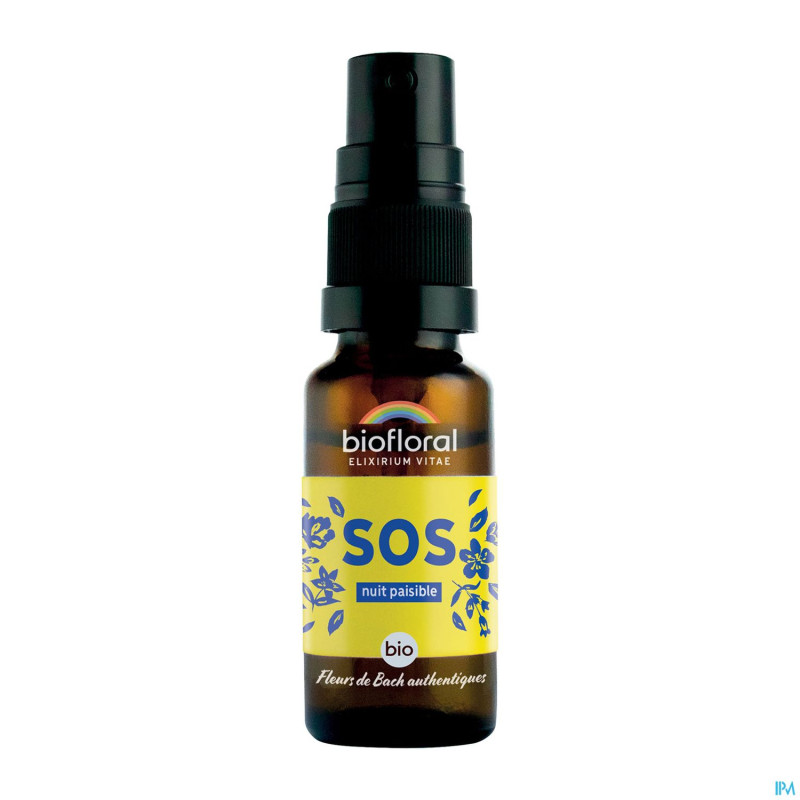 Biofloral remede secours nuit sol buv.  spray 20ml