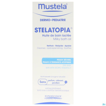 Mustela dp stelatopia huile de bain nf 200ml