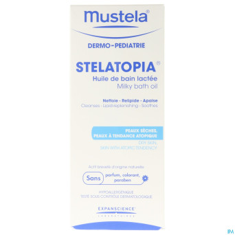 Mustela dp stelatopia huile de bain nf 200ml