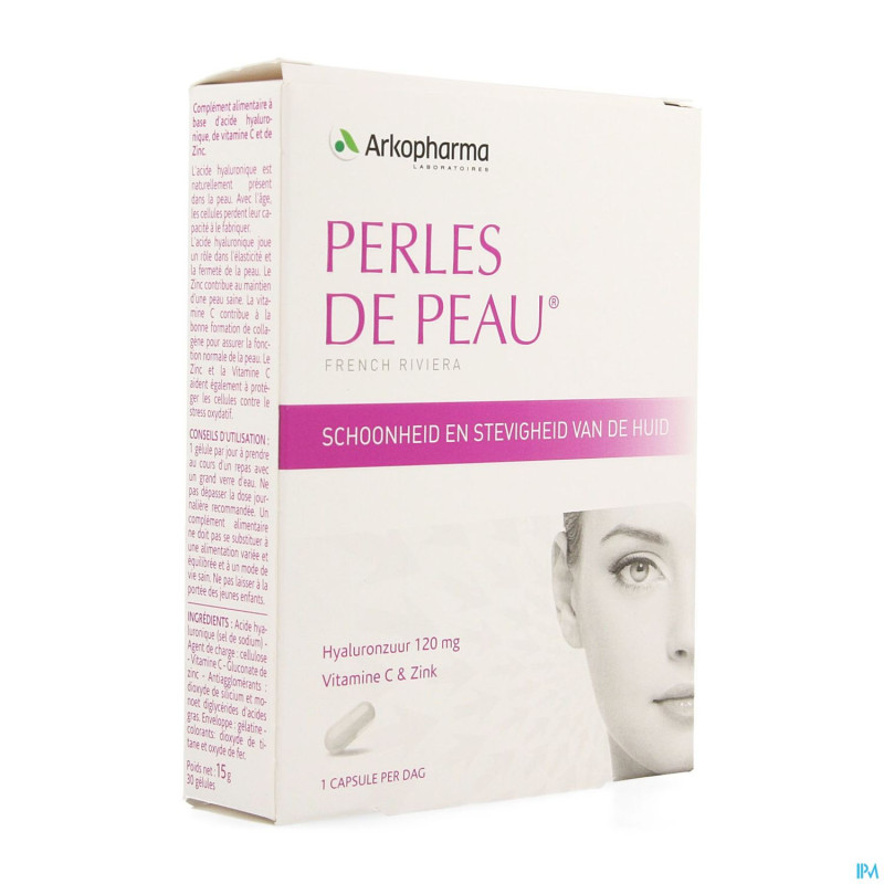 Perles de peau acide hyaluronique  caps 30