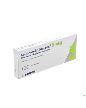 Leuproreline sandoz 5,0 mg implantaat