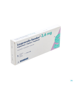 Leuproreline sandoz 3,6 mg implantaat