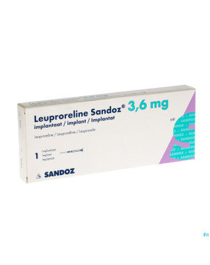 Leuproreline sandoz 3,6 mg implantaat