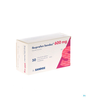 Ibuprofen sandoz 600mg comp pell 50